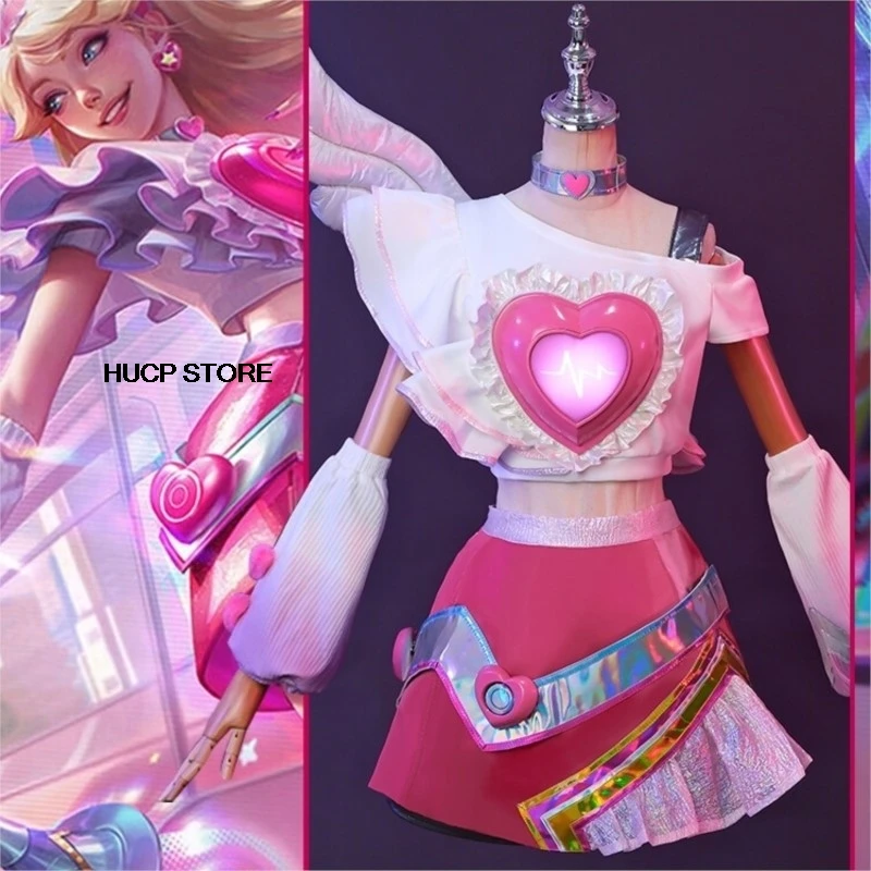 Костюм для косплея Lovestruck Lux новый женский костюм LOL на День святого Валентина