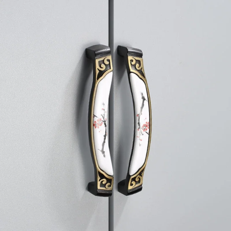 Античная винтажная кухонная мебель ручка для шкафа из цинкового сплава