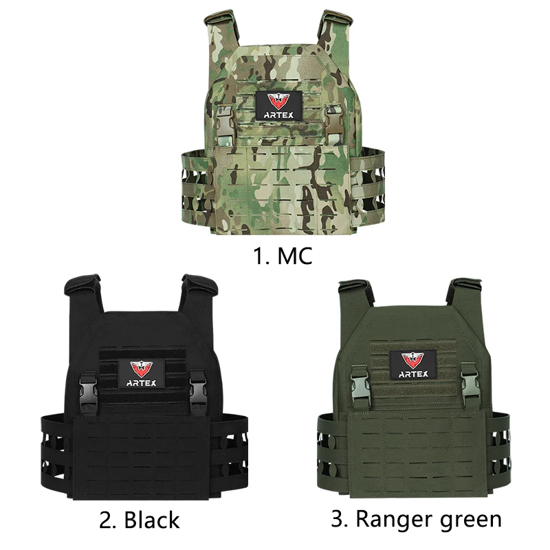 Artex Chaleco Tactico Heavy Duty Plate Carrier Регулируемый легкий нейлоновый защитный тактический