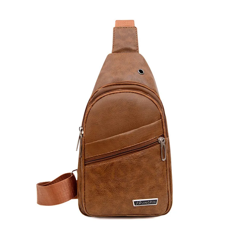 2023 Fashion Man Small Chest Bag Phone Pocket Cross Body Shoulder Fanny Pack Male Handbag Outdoor Neck Side Crossbody Gym Bags