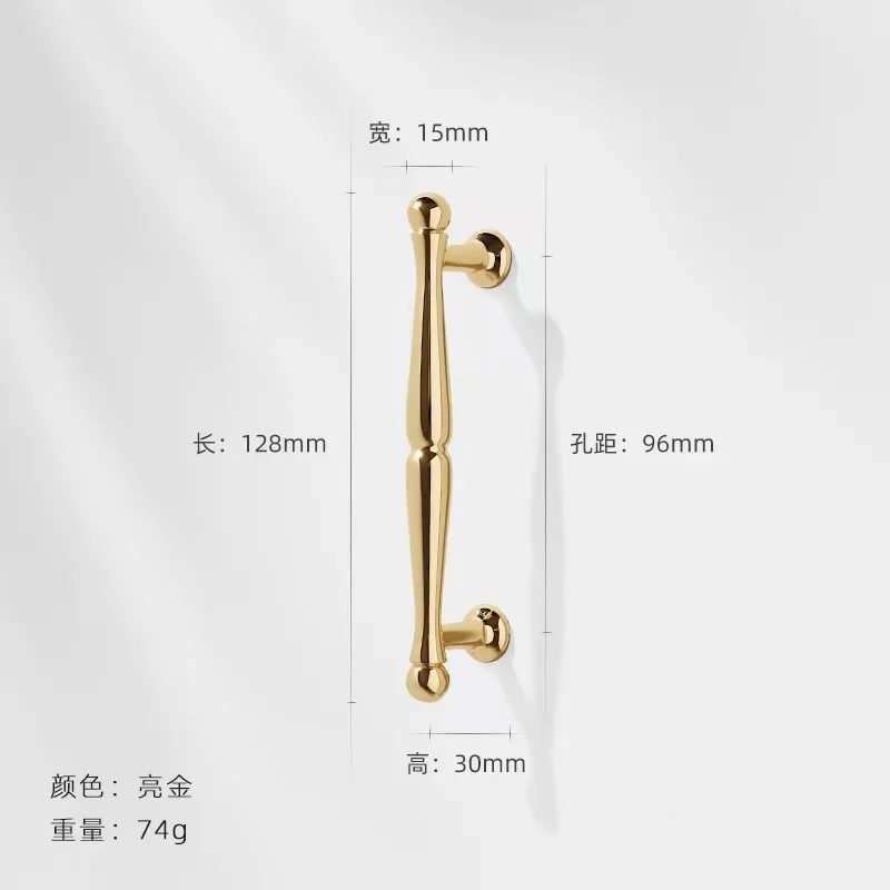 

Ручки для шкафов YUTOKO, золотые, цинковый сплав