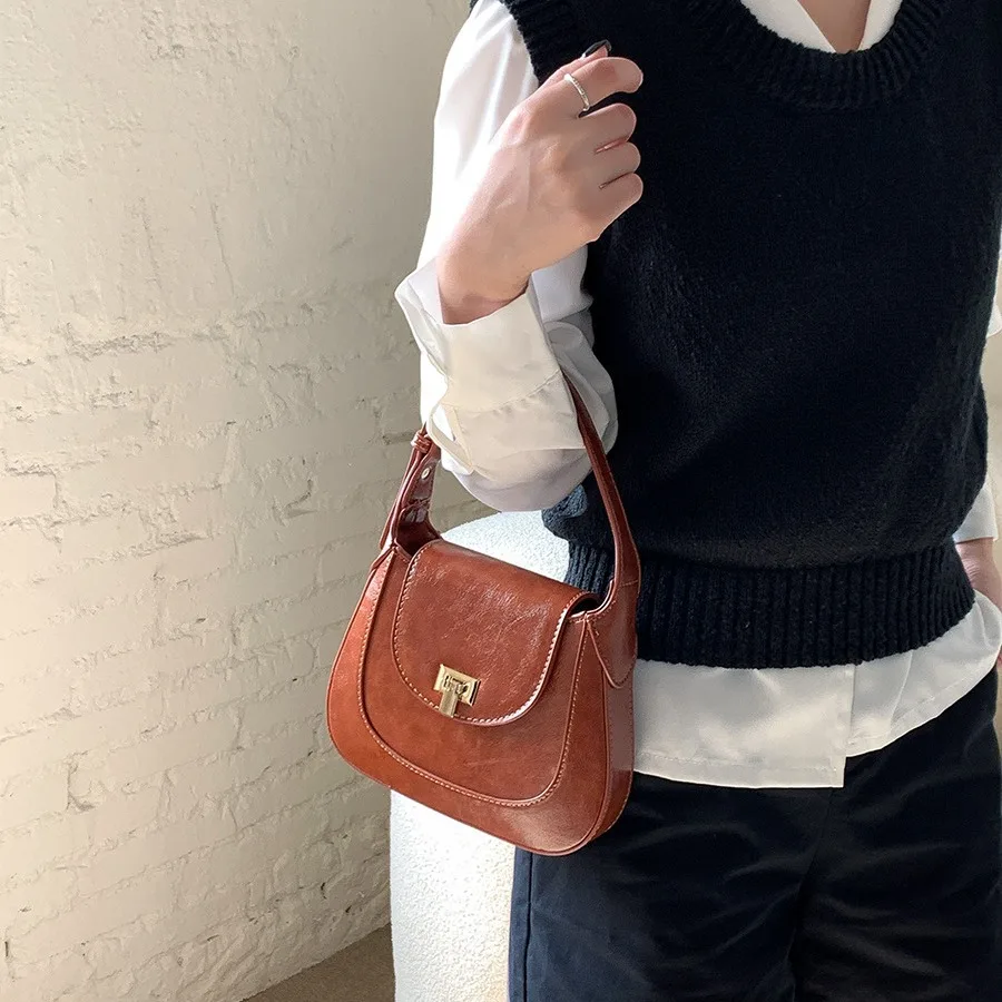 Корейская трендовая ручная сумка Mirad в стиле ретро для девочек легкая через плечо