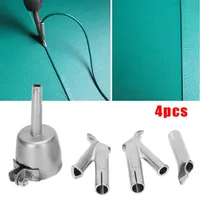 4Pcs/Set Welding Nozzles Welder Tips Standard /Round /Triangular For Vinyl PVC Plastic Hot Air 5mm Weld Tip Speed Welding Head