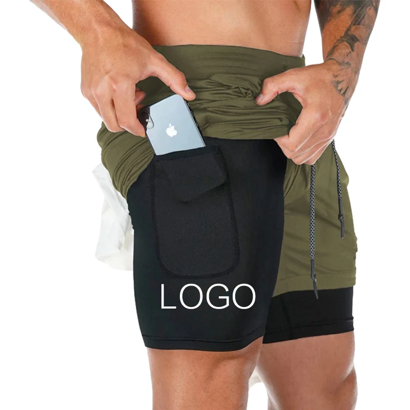 2022 Fashion Shorts Double Layer Shorts Towels Can Be Hung On Shorts