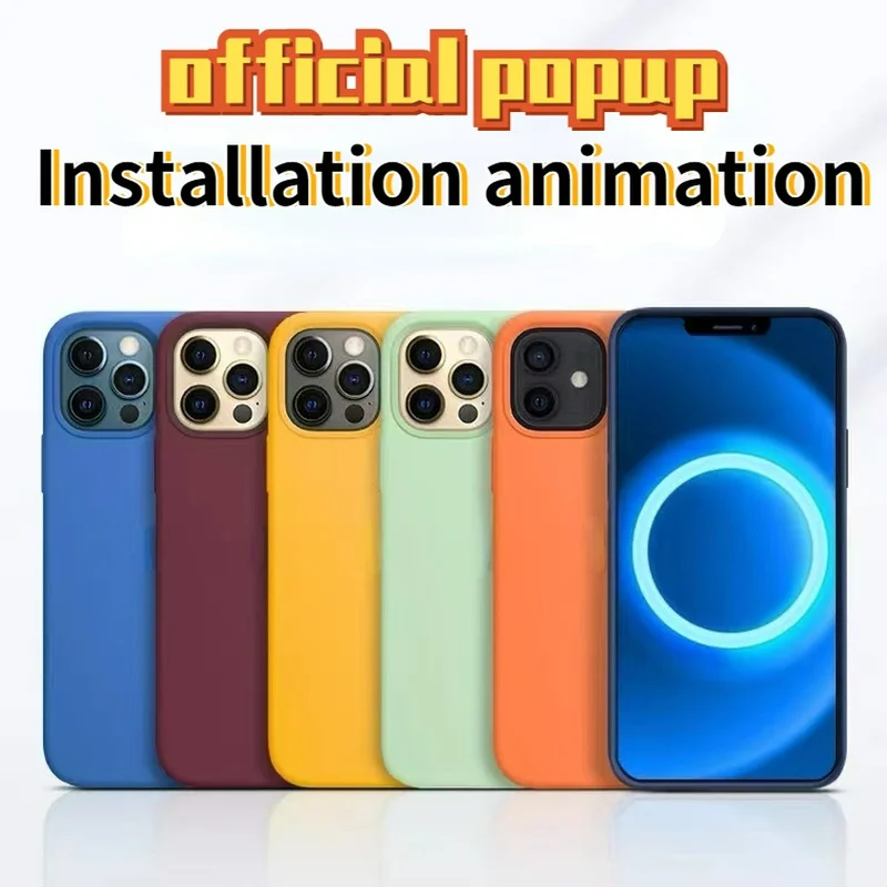 

Магнитный силиконовый чехол для iPhone 12 Pro Max 12 Pro 12Mini 12