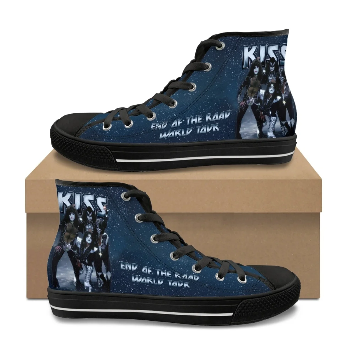 

Мужская обувь с высоким верхом Джонни Хелли 2023 креативная дышащая повседневная обувь на шнуровке из вулканизированной холщовой ткани для мужчин