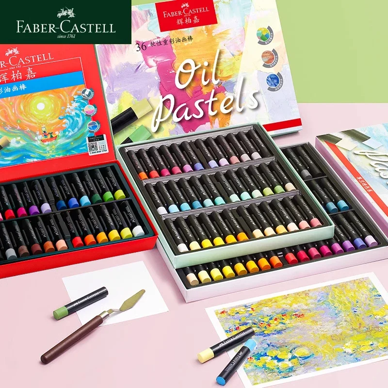 Faber-Castell профессиональная Тяжелая фотокартина искусство живопись масляные мелки