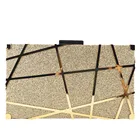 Роскошная вечерняя сумка для женщин, праздничный Банкетный Блестящий Золотой Свадебный клатч на цепочке, дамская сумочка через плечо, кошельки