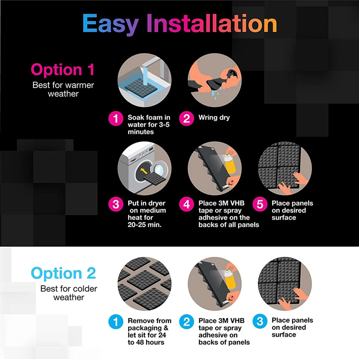 12 шт. звукоизоляционные панели из пенопласта студийные