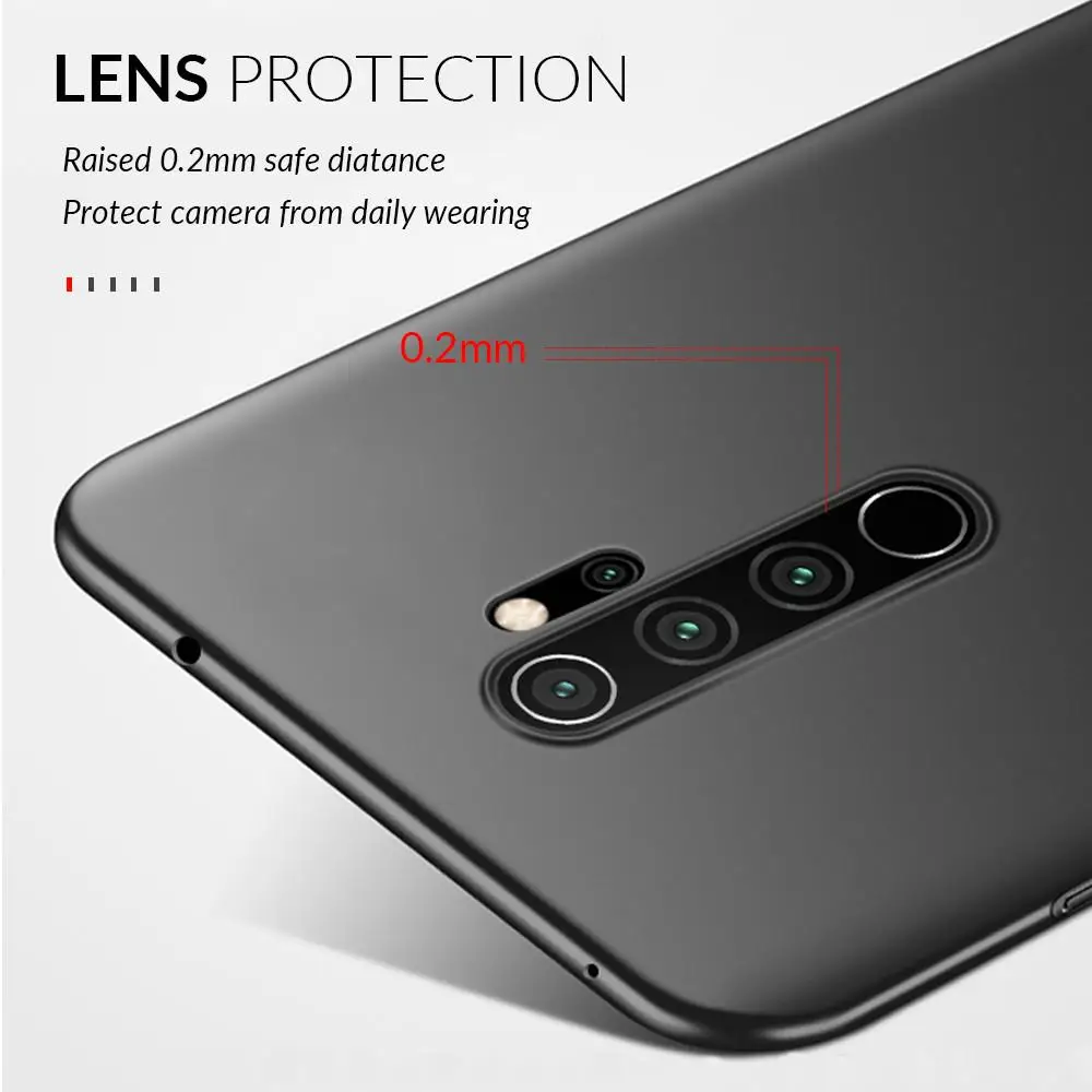 Ультратонкий чехол для телефона xiaomi Redmi Note 9 8T 8 7 6 Pro 10X 8A 7A K20 Mi 9T жесткий матовый из