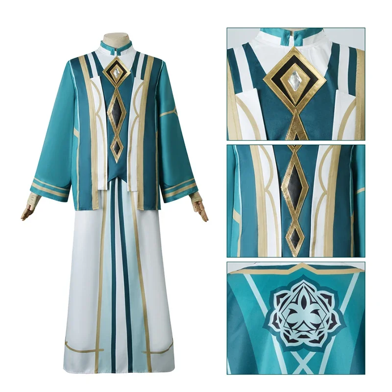 Костюм для косплея Genshin Sumeru Akademiya Униформа с шапкой костюм вечеринки Шесть