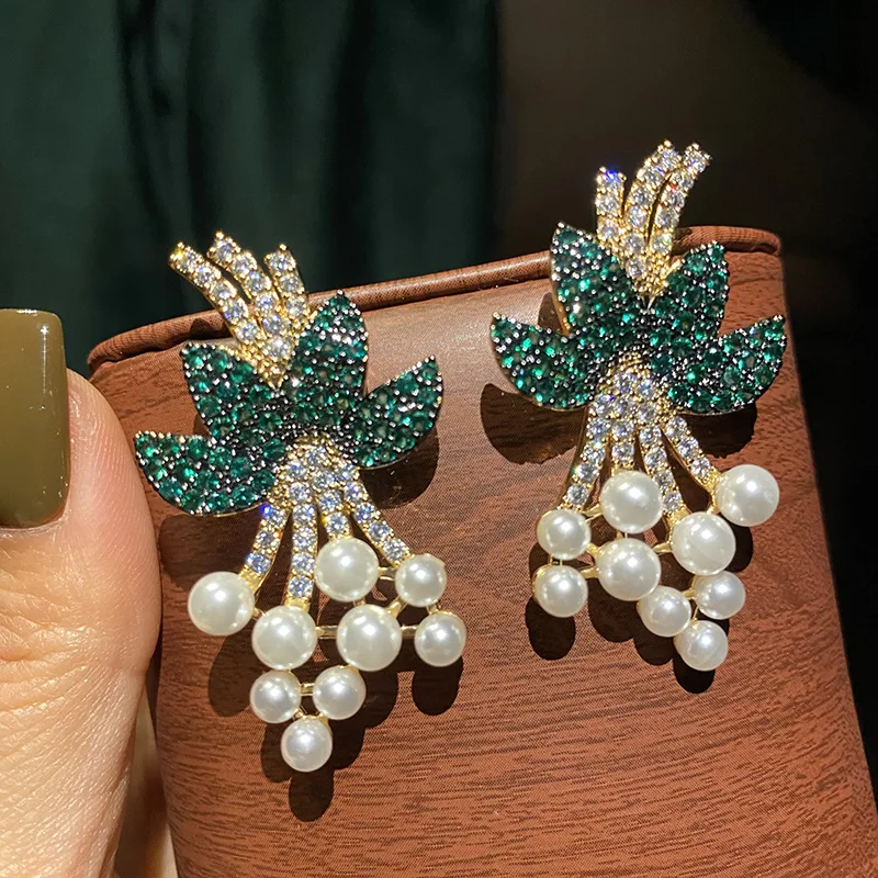 

Серьги-подвески женские из серебра 925 пробы с пресноводным жемчугом