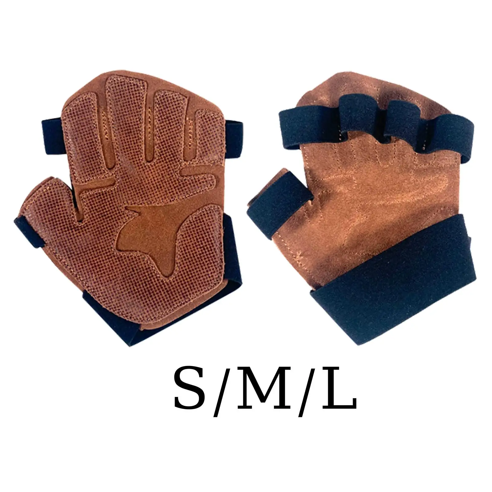 

2 шт., Нескользящие Перчатки для фитнеса, без пальцев