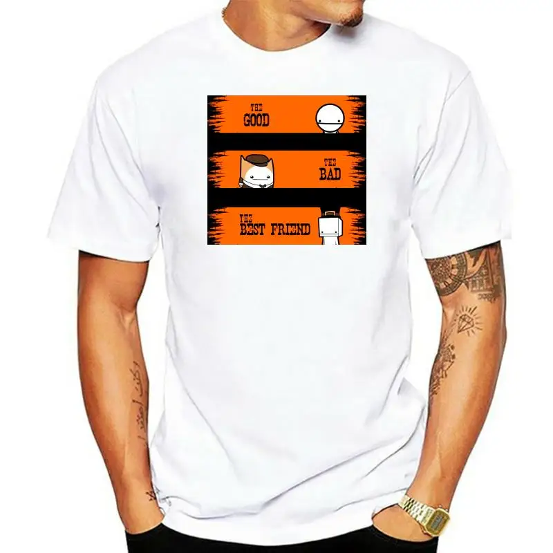 Behemoth T-Shirt The Good Bad and Bestfriend 2022 Men Cotton T Shirt Graphic Tshirt Men's Short Sleeve Tee