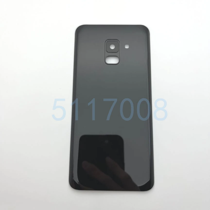 Для SAMSUNG Galaxy A8 2018 A530 A530F задняя стеклянная крышка батарейного отсека дверь чехол с