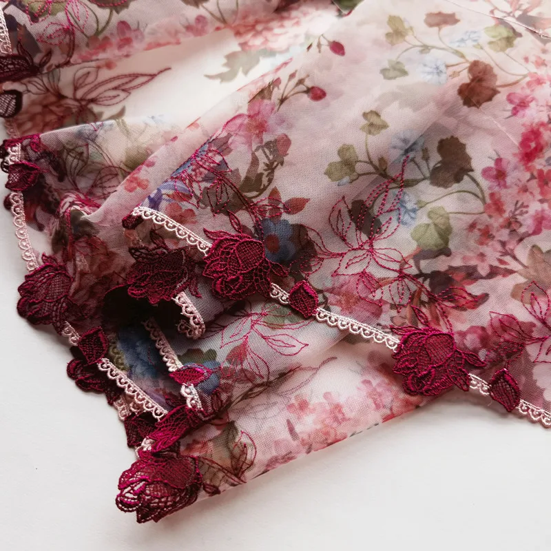 

Водорастворимые края, Цветочная вышивка, кружевная отделка, неэластичные аксессуары для одежды, шитье платьев, кружевная ткань, 16 ярдов