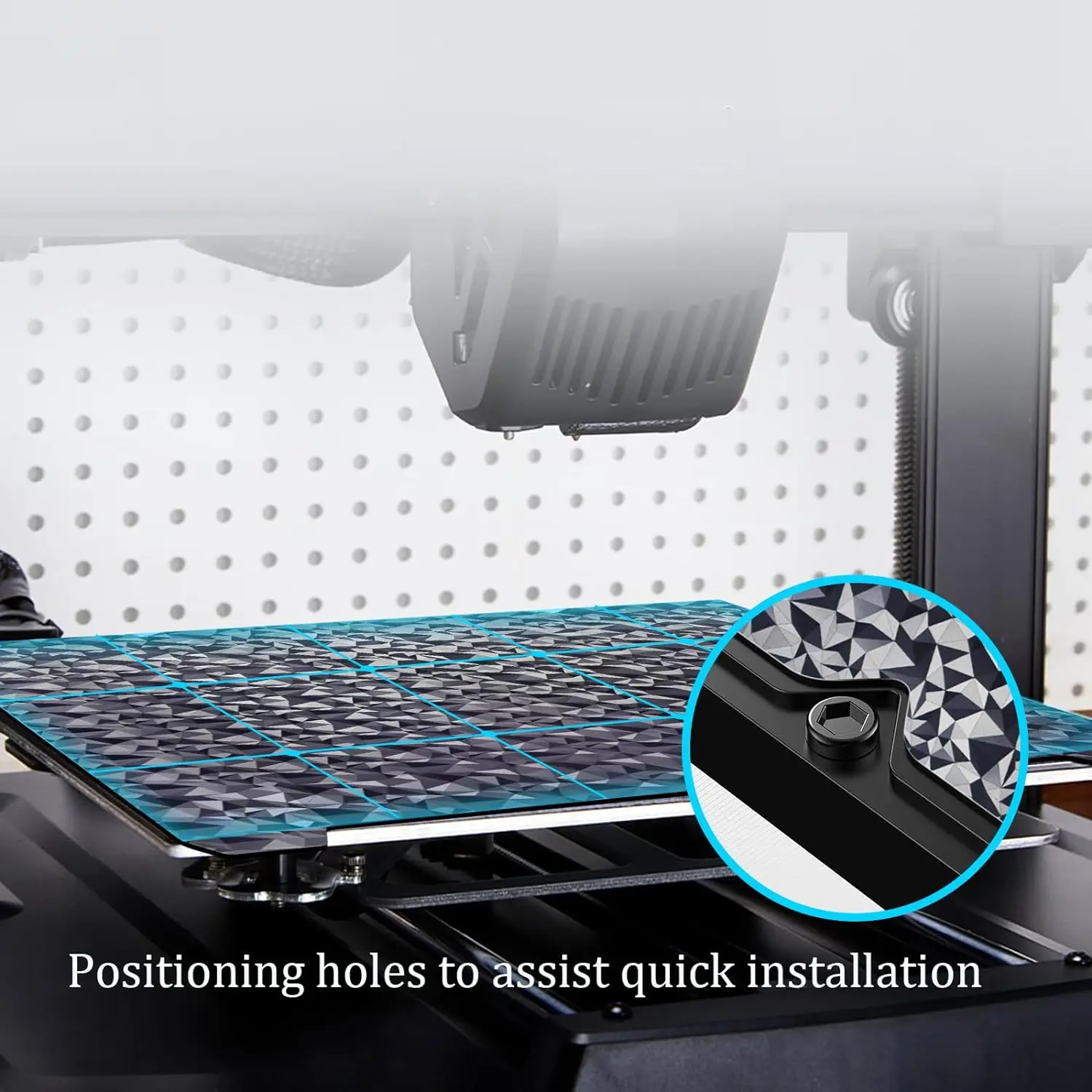 Для Creality K1C/K1/K1 MAX/Ender3 V3 KE/310X315 мм PEI Встроенная пластина 235X235 Ender 3 Se/Ender S1 PRO/Ender-5