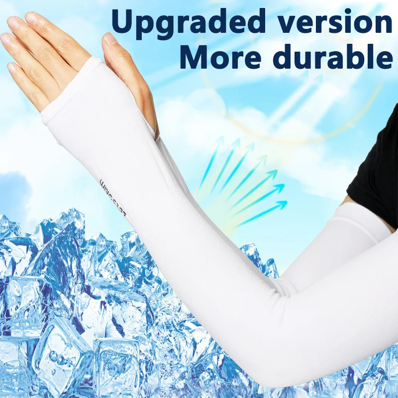 Рукава для занятий спортом на открытом воздухе открытый большой палец чехол рук