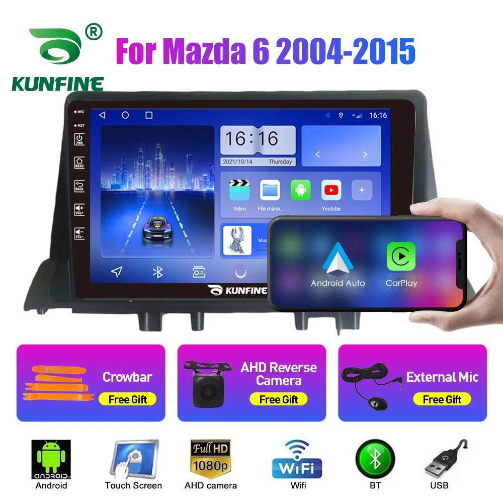 

Car Radio For Mazda 6 2004-2015 2Din Android Octa Core Car Stereo DVD GPS Navigation Player QLED Screen Carplay
