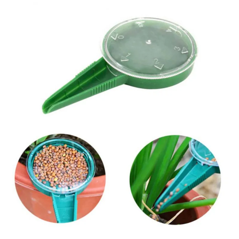 

Plant Seed Sower 5 File Adjustable Planter Hand Held Flower Grass Plant Seeder Garden Multifunction Seeding Dispenser Tools Acce