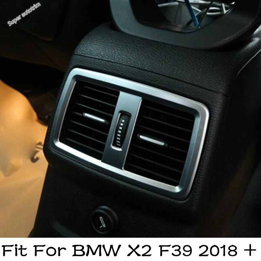 

Lapetus для BMW X2 F39 2018-2021 ABS подлокотник, заднее сиденье, кондиционер, вентиляционное отверстие переменного тока, крышка, аксессуары, внутренняя отделка