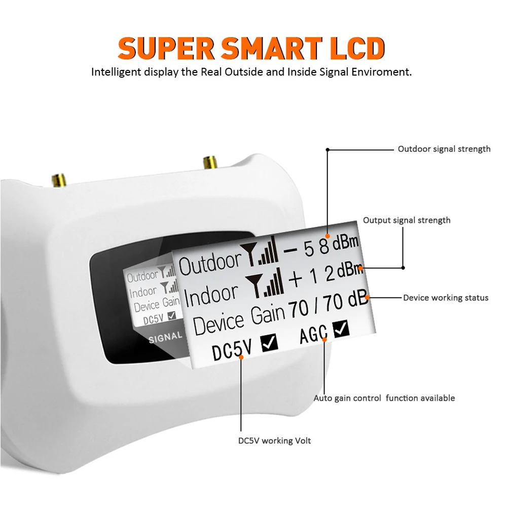 Najtaniej W Pełni Inteligentny 70dB Zysk 4G LTE 800 MHz Regenerator Sygnału Zespół 20 Telefon Komórkowy Wzmacniacz Sygnału Komórkowego 4G Wzmacniacz Dla Europy @