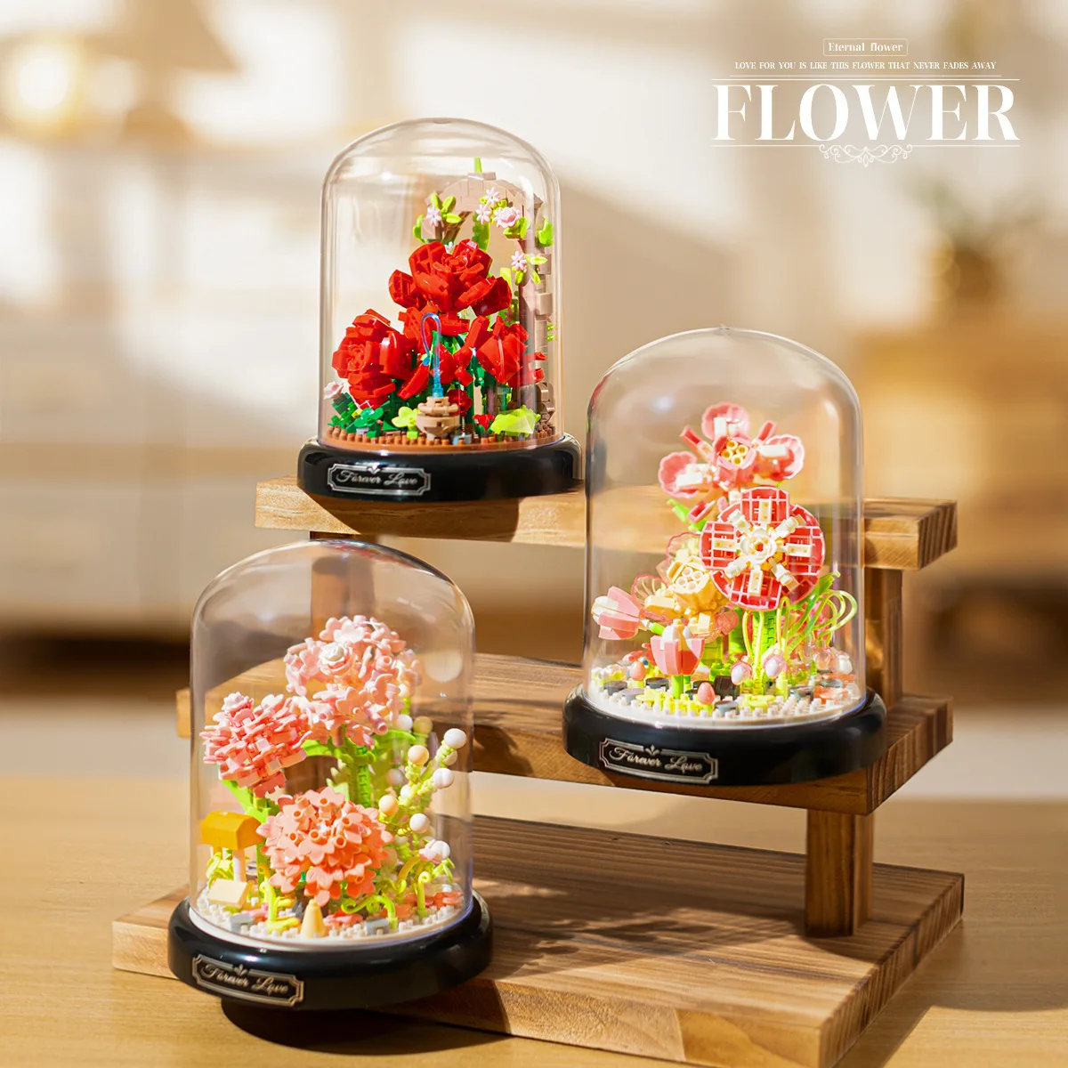 Конструктор цветочный горшок для девочек