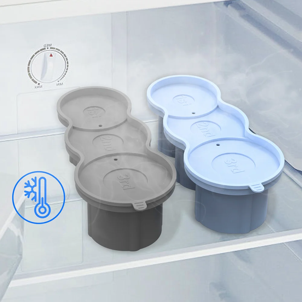 Поднос для кубика льда Stanley силиконовый цилиндр форма с крышкой многоразовые