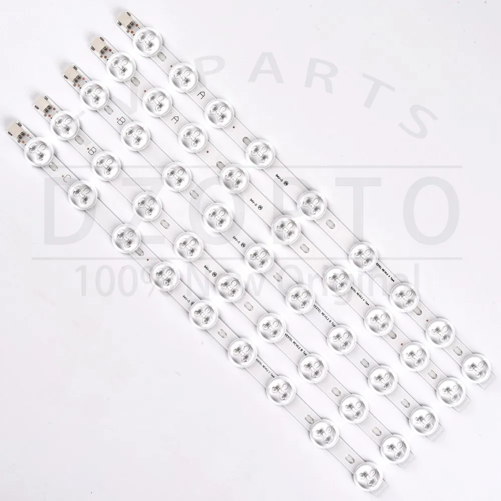 Светодиодная лента для подсветки телевизора 5 светодиодный т. 355 мм VESTEL 39 дюймов 40