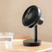 desktop rechargeable fan small portable air conditioning appliances auto rotation ventilador 3 speed wind silent for home office