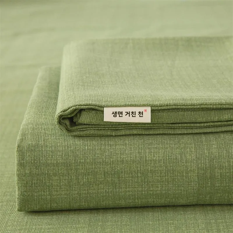 Thick Old Coarse Cloth Bed Sheet