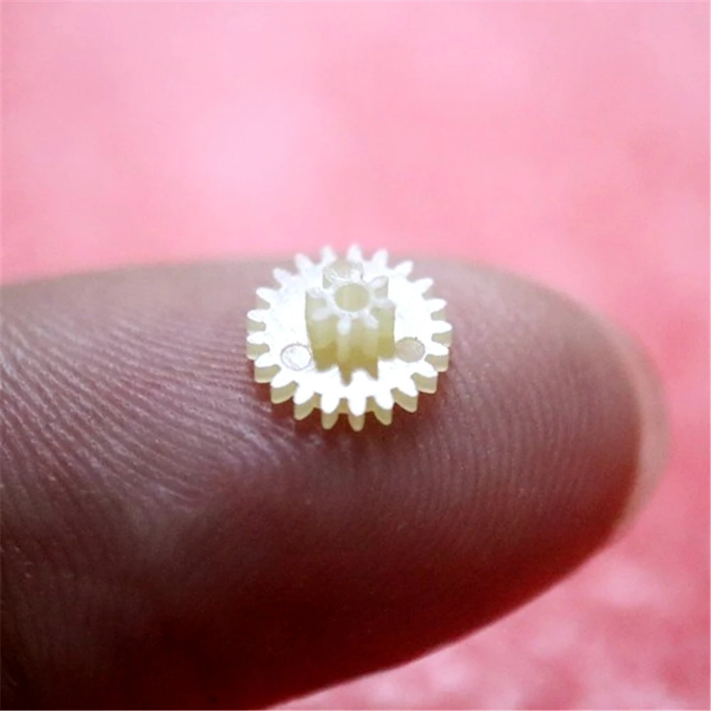 

0.3M 8T 21T 1mm Double Mini Plastic Gear DIY Model 1.05MM