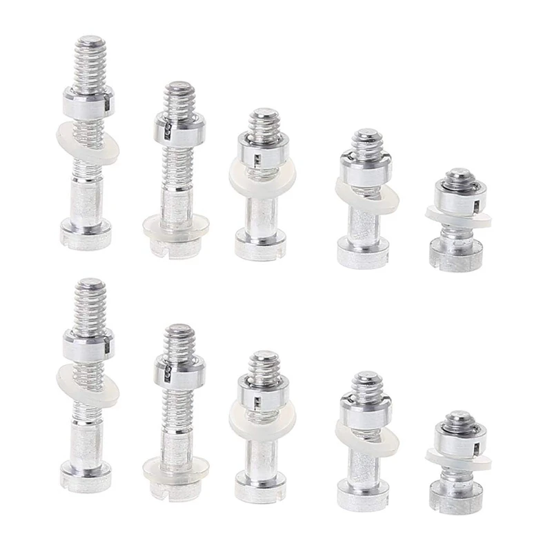 

10Pcs M2.5 Screws Bolt Nut Washers Set Turntable Headshell Cartridge Stylus Mounting Vinyl LP Record Player