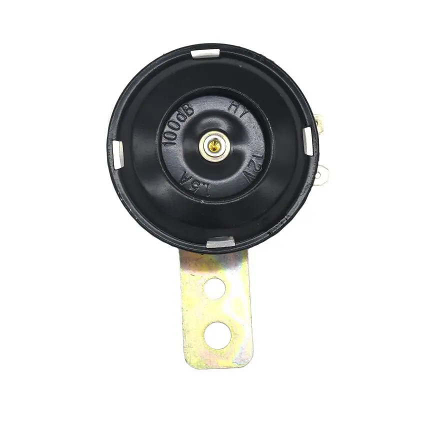 

48-60V Electric Vehicle Horn All Black Iron Horn Motorcycle Basin Type Iron Horn Snail Horn