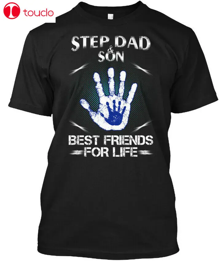 

Футболка унисекс для мужчин и женщин Step Dad And Son - Best Friends For Life