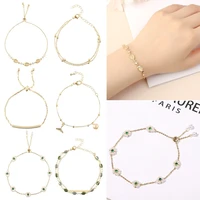 shiny gift adjustable minimalist fashion jewelry bangle bracelets titanium steel