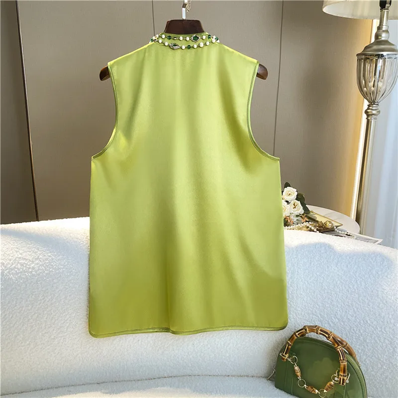 Женский жилет с вышивкой в китайском ретро-стиле