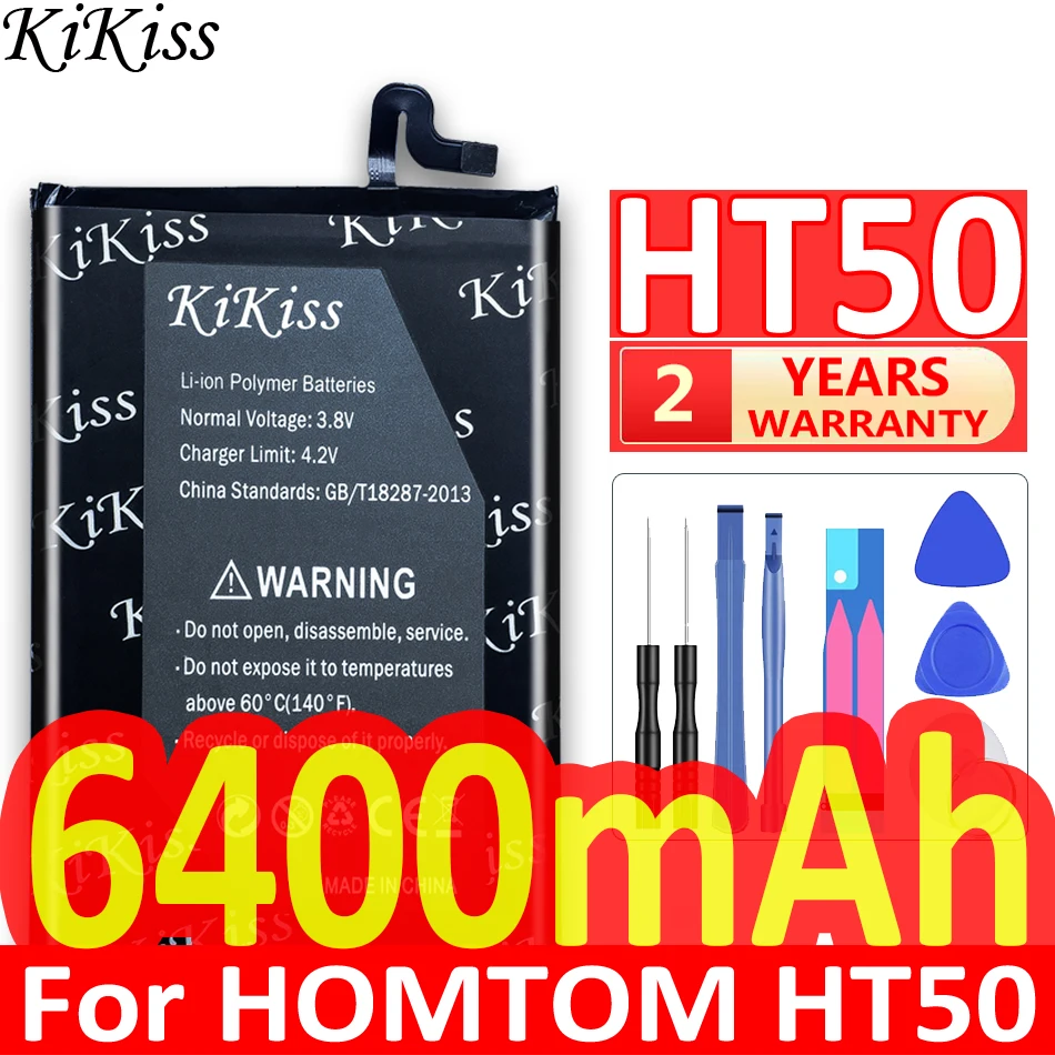 

6400mAh Big Power New Battery for 5.5inch Homtom HT50 HT 50 Mobile Phone Battery