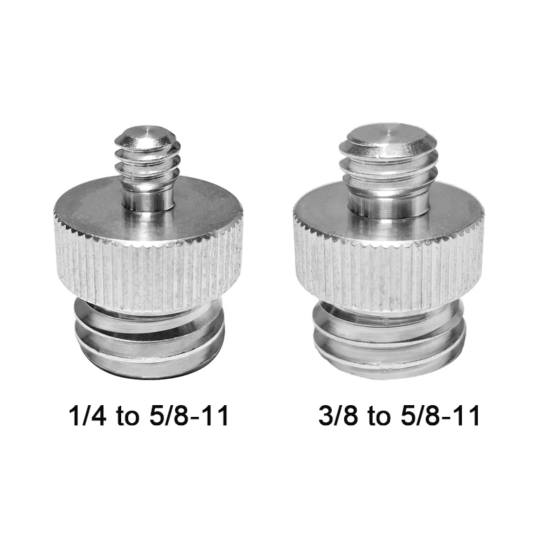 

1/4 3/8 to 5/8-11 Coarse Teeth Screw Tripod Adapter for Level Bracket Green Light Infrared Mini Surveying and Mapping Instrument
