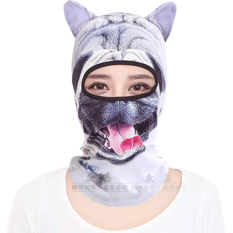 

Balaclava mask Ear Party Animal Motorcycle Face Mask Bicycle ski Scarf gorras moto gp face shield