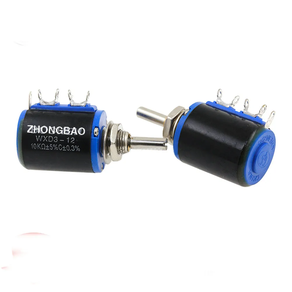 

2PCS Precision multi turn potentiometer WXD3-12 1K 2.2K 3.3K 10K 4.7K 33K 100R 220R 47K 22K 470R Ohm