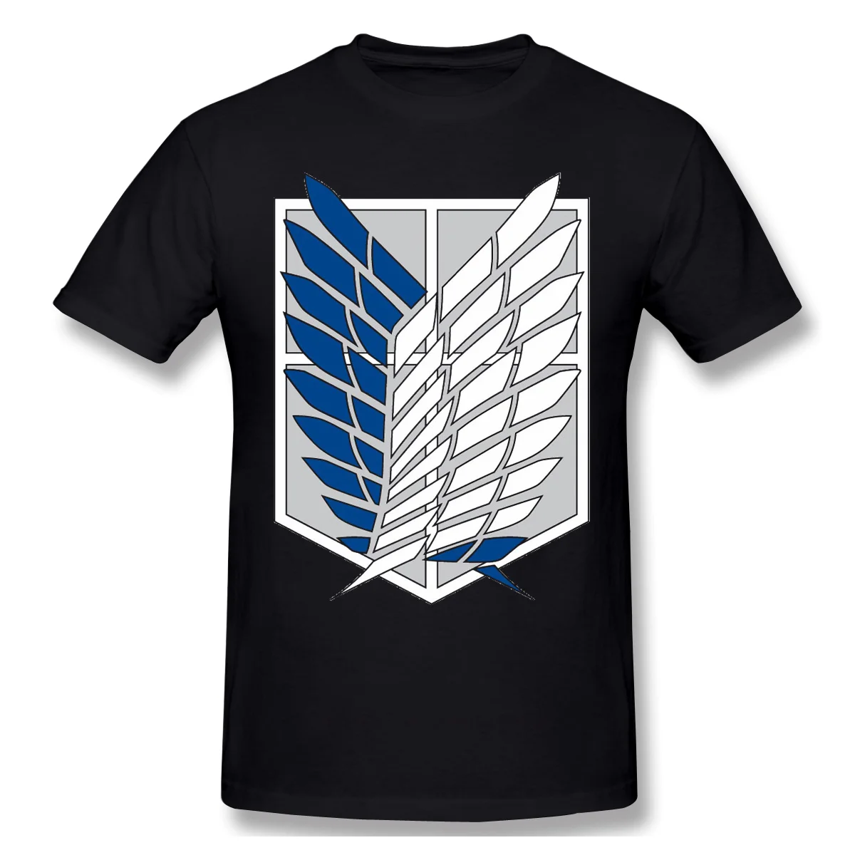 

Manga Artwork By SergeCreation SNK Active Print Cotton T-Shirt Attack on Titan For Men Fashion Streetwear