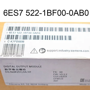 

6ES7522-1BF00-0AB0 S7-1500 цифровой выходной модуль 24VDC/2A