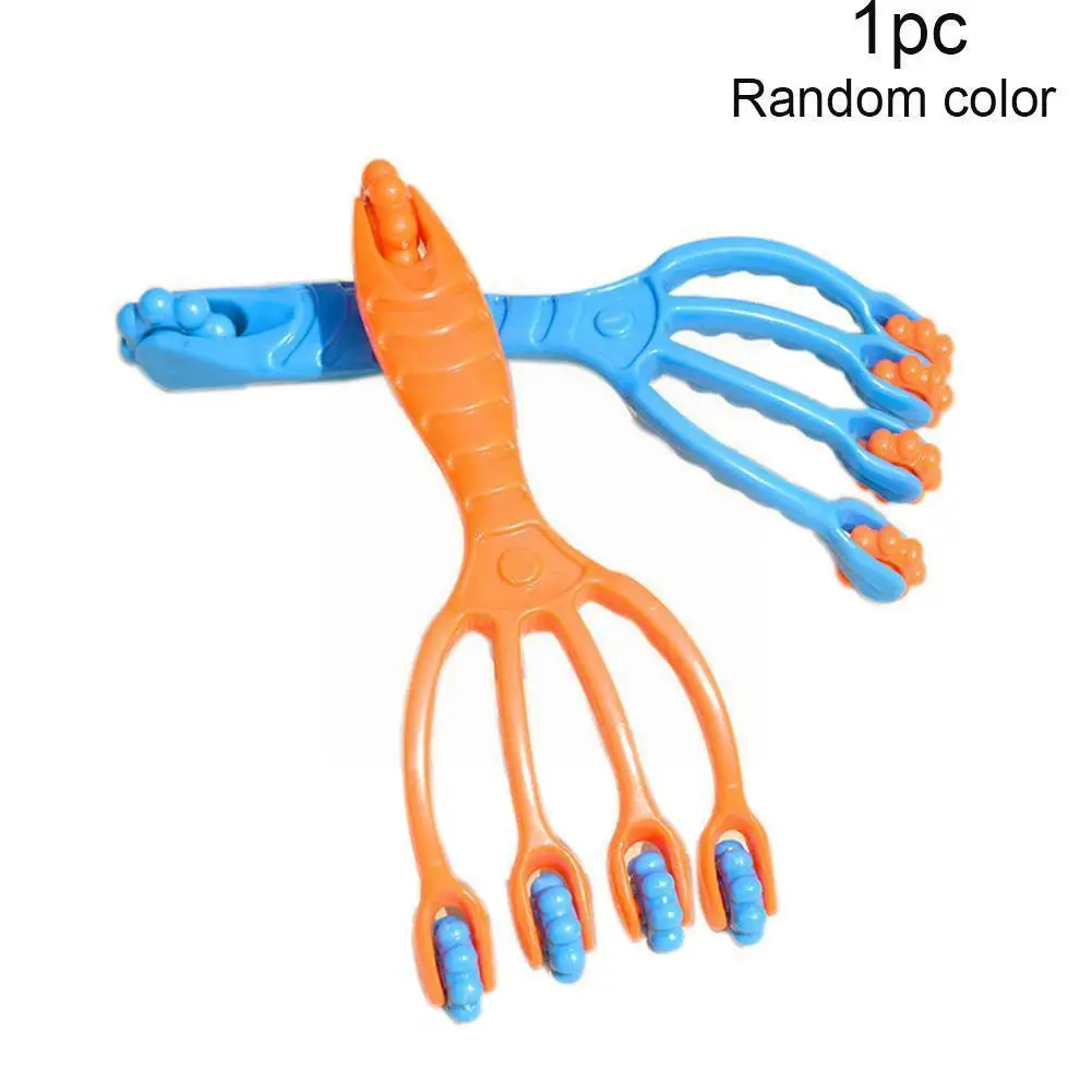 

1pc Four Claw Body Massager Plastic Roller Body Massage Neck Scalp Relaxation Tools Stress Care Foot Massager R D7b1