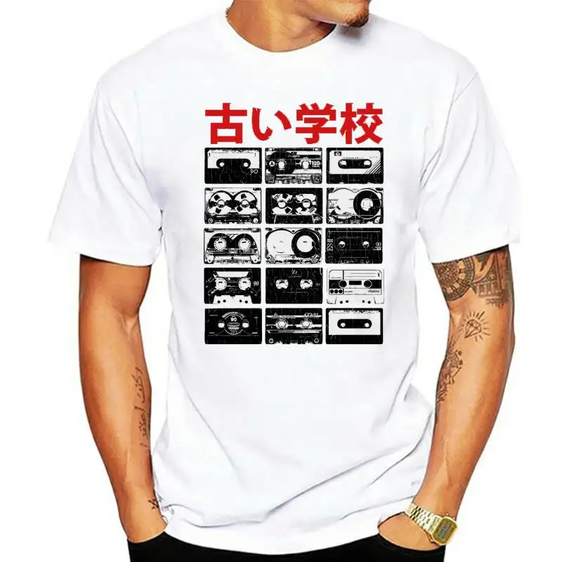 

Смешанная Кассетная Ретро японская винтажная крутая белая футболка унисекс ETSYRHY06 Бесплатная доставка в Великобританию Мужская футболка