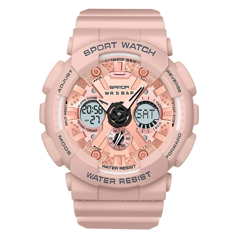 

Новые женские спортивные часы G водонепроницаемые цифровые светодиодные дамские противоударные Модные Военные электронные армейские нару...