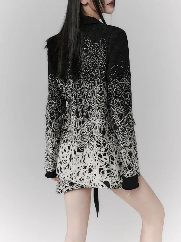 Рисунок 4 - Женский блейзер с отложным воротником