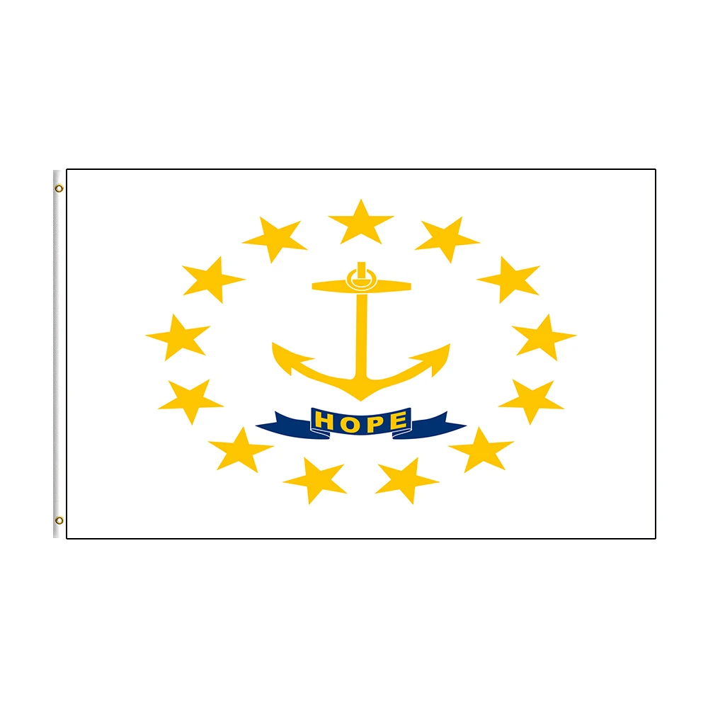 

3x5 Ft Rhode Island Flag Polyester Printed State Banner For Decor