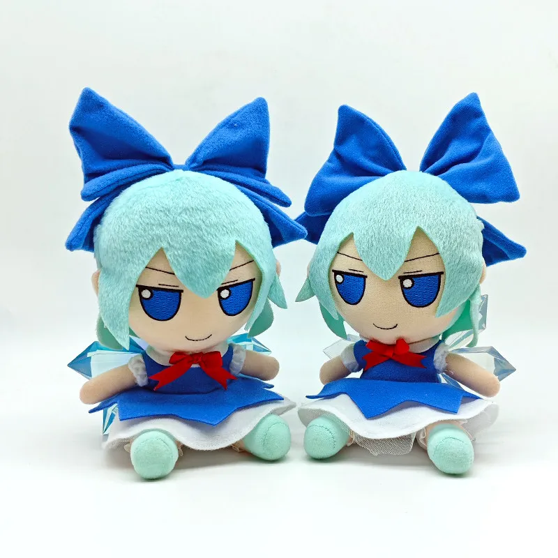 Фото Плюшевая игрушка Touhou Project Fumo 20 см Цирно⑨, версия Ice Cirno Crystal, милая игрушка-плюш, игрушка для игр, кавайный подарок на день рождения №2