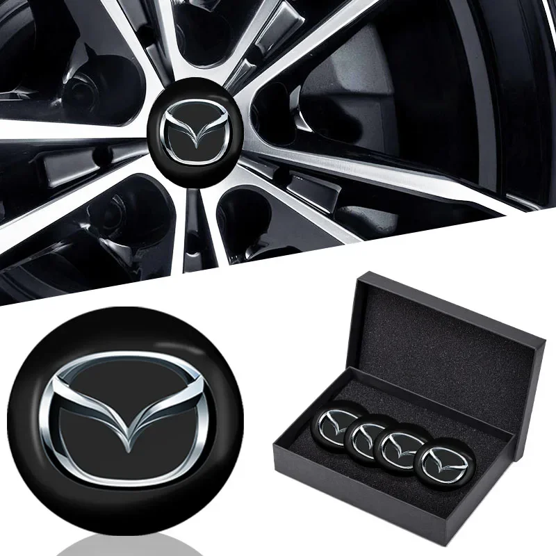 4 шт. 56 мм центральная крышка ступицы колеса с логотипом автомобиля для Mazda 2 3 5 6 7 8
